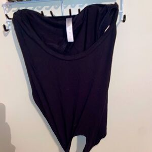 Fabletics tie front open back athletic top